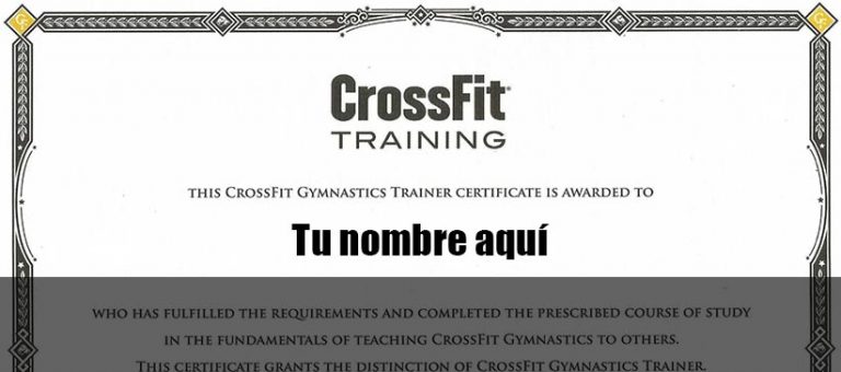 Lo que debes saber sobre los cursos de CrossFit