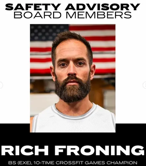 rich froning conselho consultivo de segurança crossfit games