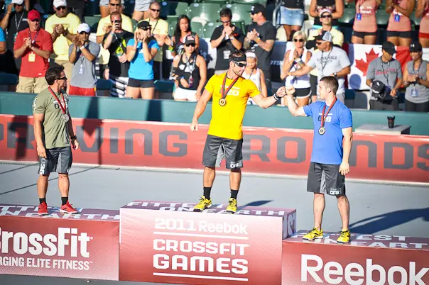 pódio dos crossfit games 2011