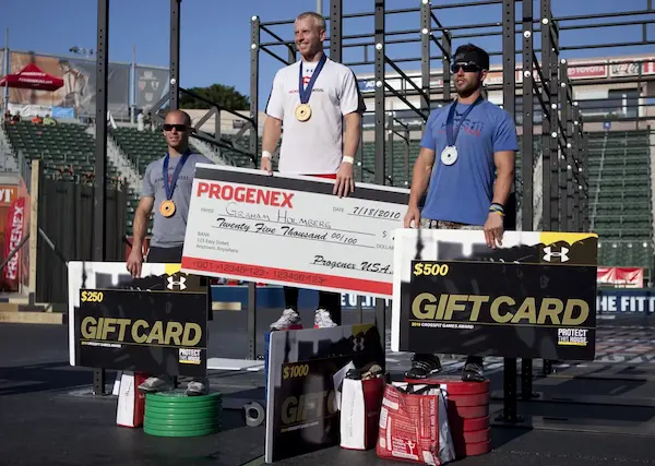pódio dos crossfit games 2010