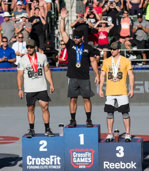 pódio dos crossfit games 2013