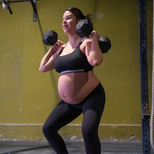 ejercicios crossfit embarazada