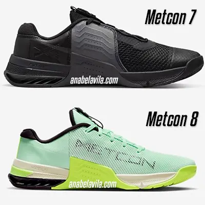 metcon 8 and metcon 7 shoes
