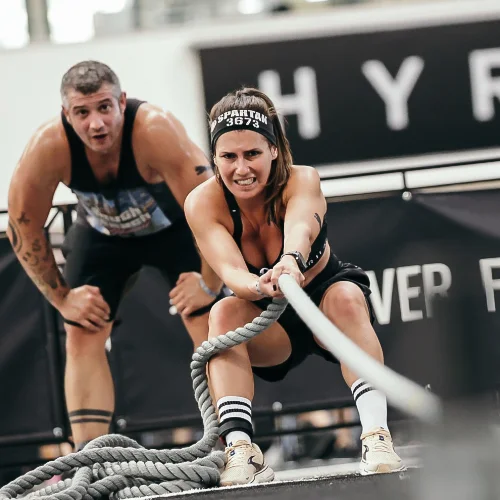 hyrox doubles sled pull
