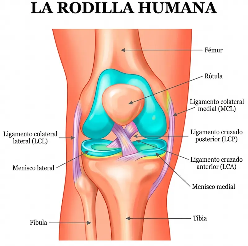 Anatomia rodilla humana