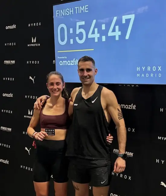 manuela garcia aitor lizarazu hyrox madrid