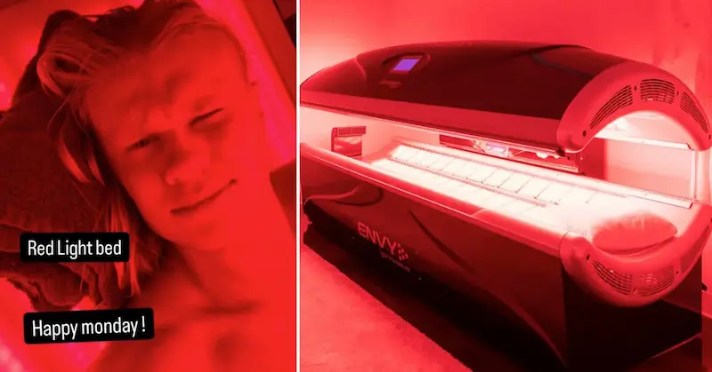 Erling Haaland terapia luz roja