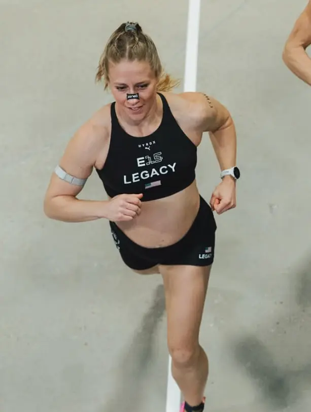 Rachel Legacy embarazada atleta hyrox