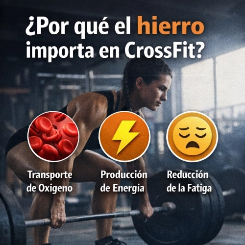 importancia del hierro en el CrossFit