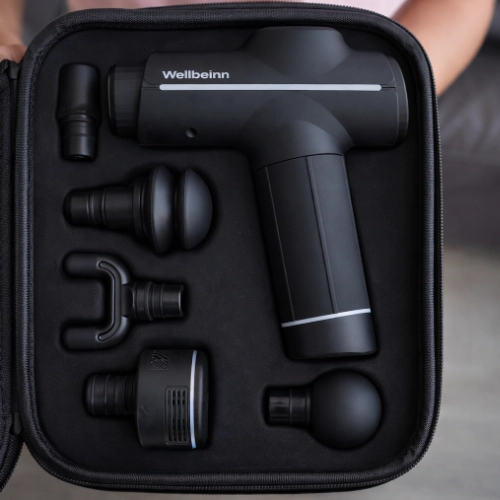 pistola masaje wellbeinn cabezales