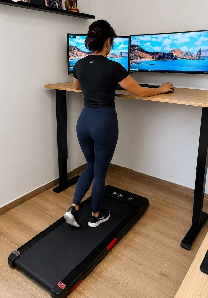 cinta caminadora escritorio elevable