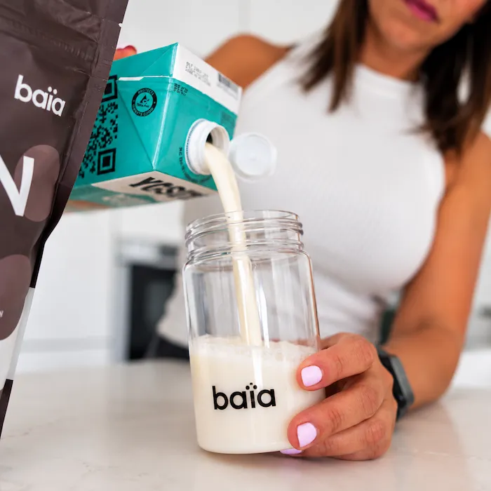 proteina baia food con leche de arroz y coco